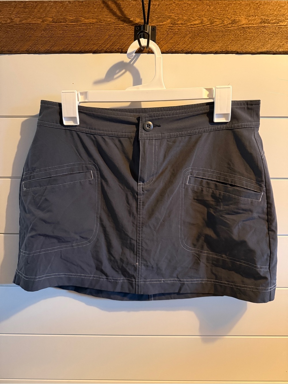 Prana Slate Gray Utility Skort